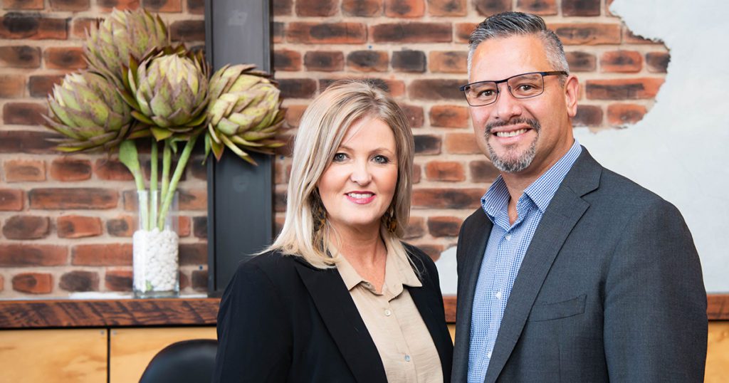 Image: Walker & Co Real Estate owners Lee And Marc Walker