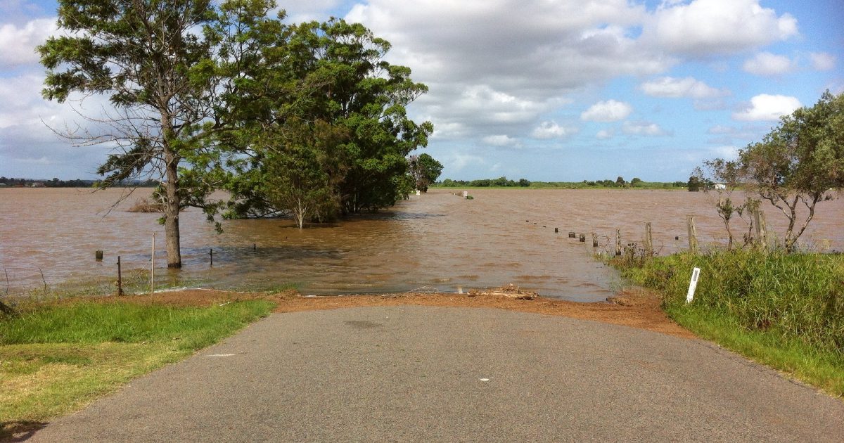 Image: Flooded road